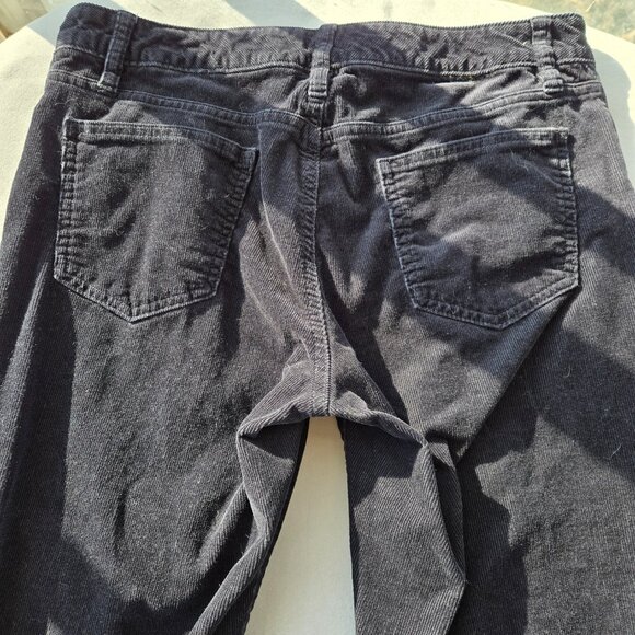 Lands End Fit 2 Corduroy Pants Sz 10P Black - Picture 4 of 6